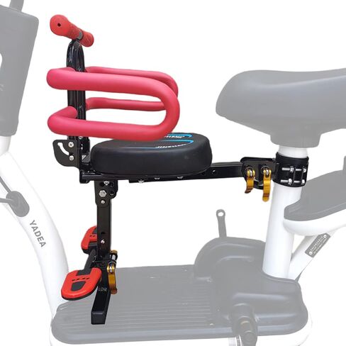 Child Seat for Electric Scooter with seat, Kid Seat suitable for Electric Bicycle, Mobility Scooter Kids Seat with Backrest Armrest Fence Guadrail, Moped Scooter Bike Comfortable Seat for 2-6 Child in Saudi Arabia