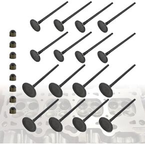 COOL STAR Intake Exhaust Valves Kit Compatible with Hyundai Accent Veloster 1.6L 2012-2017 Compatible with Kia Rio Soul 1.6L 2012-2018 Replaces 22211-2B400 22212-2B000