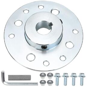 GREHUA Go Kart Sprocket Brake Hub 3/4" Bore 3/16" Keyway with Hardware Kit Compatible with Go Cart Drift Trike Mini Bike Dune Buggy Quad ATVs Rear Axle Rod Brake Drum Mounting Steel Heavy Duty