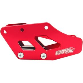 Outlaw Racing OR2799R Red Rear Aluminum Chain Guide Slider Guard Compatible with Honda CR250R 90-01 Swingarm Protector Guard