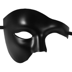 OIDEA Masquerade Mask for Men: Phantom Of The Opera Mask Plastic Costume Party Prom Ball Mardi Gras Venetian Half Face Mask
