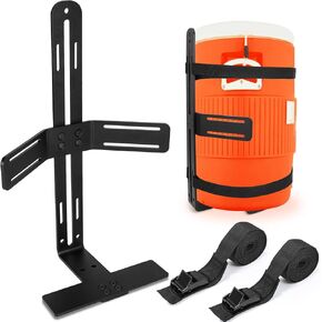5 Gallon Bucket Holder, Steel Water Cooler Mount Rack,5 Gallon Water Cooler Bucket Holder for Trailer,Truck,RV, Cart, UTV, Mower,5 Gallon Cooler