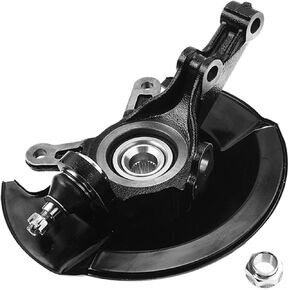 Pair Front Left&Right Steering Knuckle & Wheel Bearing Hub Assembly For 2003 2004 2005 HONDA CIVIC（ Fits L4 1.7L Only） 698494 698495 45255S01A00 44600S5DA00 698-494 698-495