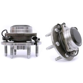 مجموعة محمل محور العجلة الأمامية HICKS 515054 متوافقة مع 1999-2004 Chevy Silverado 1500 (2WD فقط)، 2000-2006 Chevy Tahoe GMC Yukon (2WD فقط)، 2003-2013 GMC Savana 1500 (2WD فقط) مجموعة من 2