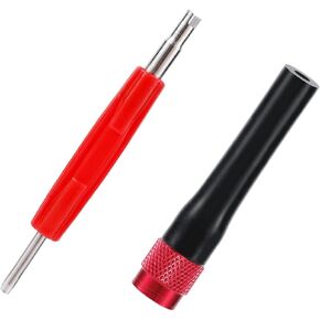 Service Port Adapter Connector Kit, Automotive Smoke Machine Leak Tester Adapters with Valve Removal Tool for EVAP Smoke Leak Tester