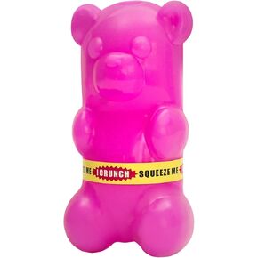 Ruff Dawg Gummy Bear Crunch Rubber Dog Toy Assorted Neon Colors