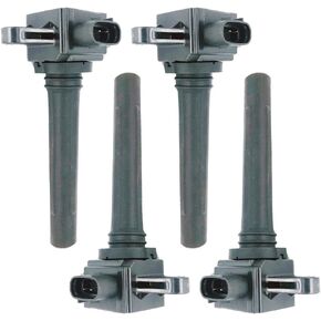 Set of 4 Ignition Coil Pack Compatible With Yamaha Motorboat Outboard Motor FX SVHO FZR FZS VXR VXS GP 1800 WaveRunner FSH 212SS 242 AR SX 4-Stroke 2008- Replaces OEM 6S5-82310-00-00 H6T11272