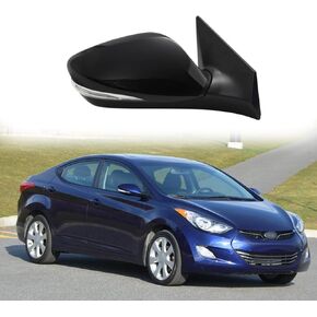 مجموعة مرآة جانبية للركاب مناسبة لشركة Hyundai Elantra 2011 2012 2013 مرآة الرؤية الجانبية مرآة الرؤية الخلفية لملحقات Hyundai Elantra تعديل العدسة
