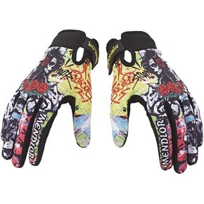 Motocross Dirt Bike Gloves for Men Women Finger Touchscreen Motorbike Gloves for BMX ATV MTB Riding Off Road Racing Sports Cycling Glove