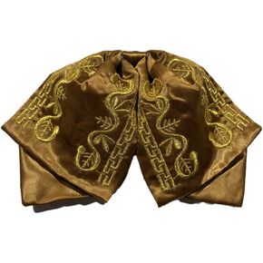 Bow tie charro Gala Mexican party costume Color Gold Fiesta Mexicana