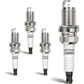 7092 Double Iridium Spark Plug for Dodge Cadillac Chevy Chrysler Daewoo Nissan Suzuki Toyota Lexus Acura BMW Audi Mercedes Replaces # 2272 BKR6EGP