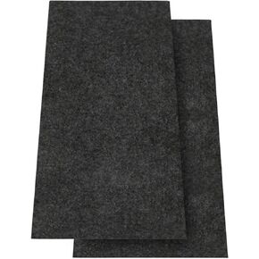 JERIA 2 Pcs 36 X 60 Inch Oil Spill Mat for Under Car Driveway Mats Oil Leaks Absorbent Oil Pad,Rubber Mat Garage Floor,Reusable,Waterproof Backing,Stain Resistant