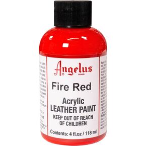 Angelus Leather Paint 4oz-Fire Red (Original Version)