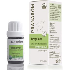 Pranarom USDA Certified Organic Rosemary Cineole Essential Oil (15ml), 100% Pure Undiluted Therapeutic Grade from Tunisia for Aromatherapy, Diffuser, Meditation, Massage, Relaxation