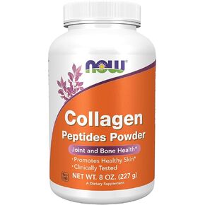 NOW Foods Supplements, Collagen Peptides Powder, Clinically Tested, Joint and Bone Health*, 8-Ounce
