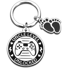 Uncle Gifts, Uncle Baby Announcement, Christmas Gifts for Uncle, Funny Uncle Gifts, Best Uncle Gifts, Promoted to Uncle, Keychain Gifts for Uncle, Uncle Gifts from Niece Nephew, Uncle Level Unlocked