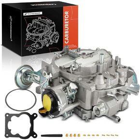 A-Premium 4 Barrel Carburetor Compatible with 1904R 1906R Rochester Quadrajet Chevrolet Camaro 1987-1990, Caprice 1990, Corvette 1990, 5.0L 305Cu 5.7L 350Cu, Replace# 17066422, Electric Choke