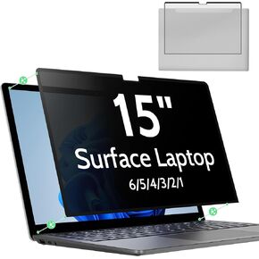 واقي شاشة للخصوصية لجهاز Surface Pro 10/9/8/X -13 بوصة، فلتر مضاد للوهج، فيلم مضاد للضوء الأزرق، درع نانو قابل للإزالة ملحقات Microsoft Surface Pro 9، غطاء قابل لإعادة الاستخدام غير لامع خالٍ من الفقاعات