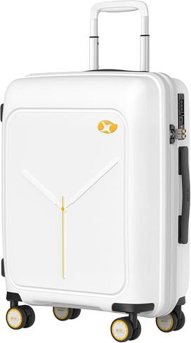 Carry on Luggage 22 X 14 X 9 Airline Approved 20 Inch Suitcase with Spinner wheels,Travel Suitcase Lightweight with TSA Lock Hardside Luggage Airline Approved Carry on Suitcase(White) in Saudi Arabia