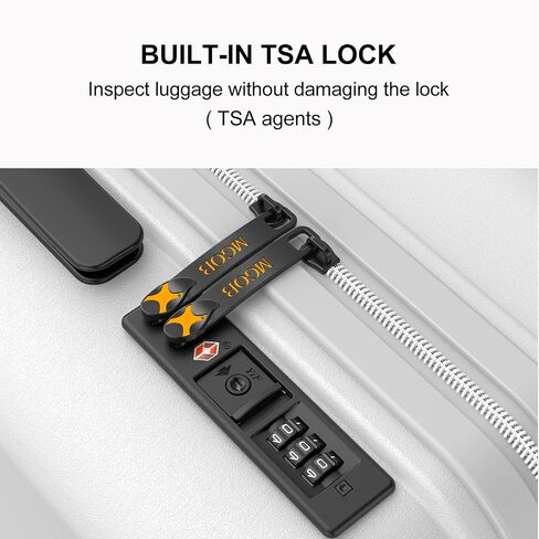 Carry on Luggage 22 X 14 X 9 Airline Approved 20 Inch Suitcase with Spinner wheels,Travel Suitcase Lightweight with TSA Lock Hardside Luggage Airline Approved Carry on Suitcase(White) in Saudi Arabia