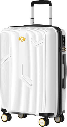 Carry on Luggage 22 X 14 X 9 Airline Approved 20 Inch Suitcase with Spinner wheels,Travel Suitcase Lightweight with TSA Lock Hardside Luggage Airline Approved Carry on Suitcase(White) in Saudi Arabia