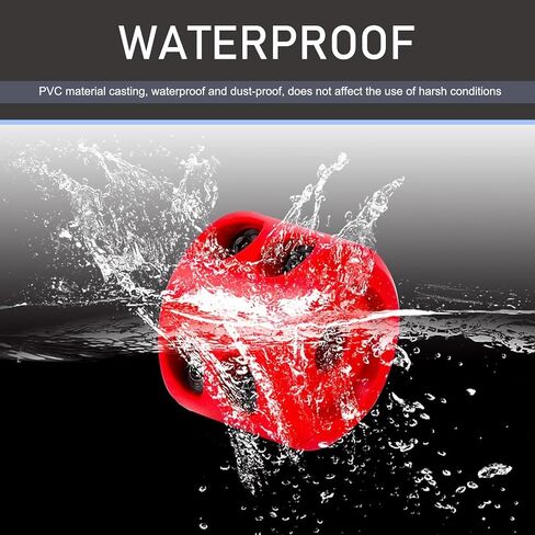 1 PC Winch Cable Hitch Stopper, 1.9 in Height Cable Protection Rubber Line Plug, Automobile Modification Accessories, Universal for Most Cars, Trucks and Vans (Red) in Saudi Arabia