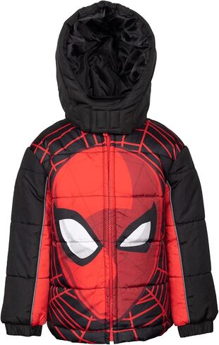 Marvel Zip Up Cosplay Puffer Jacket Toddler to Big Kid Sizes (2T - 14-16) in Saudi Arabia