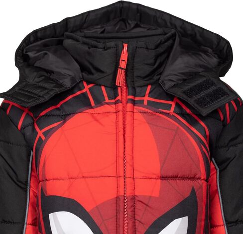 Marvel Zip Up Cosplay Puffer Jacket Toddler to Big Kid Sizes (2T - 14-16) in Saudi Arabia