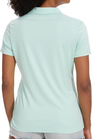 Women's Golf Polo Shirts Short Sleeve Quick Dry UPF 50+ Sun Protection V Neck Tennis Shirt in Saudi Arabia