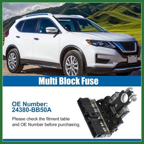 Motoforti 24380-BB50A Multi Block Fuse for Nissan Juke for Nissan Rogue Sport 7 Circuit Automotive Circuit Fuses 24380BB50A Long-lasting in Saudi Arabia