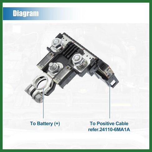 Motoforti 24380-BB50A Multi Block Fuse for Nissan Juke for Nissan Rogue Sport 7 Circuit Automotive Circuit Fuses 24380BB50A Long-lasting in Saudi Arabia