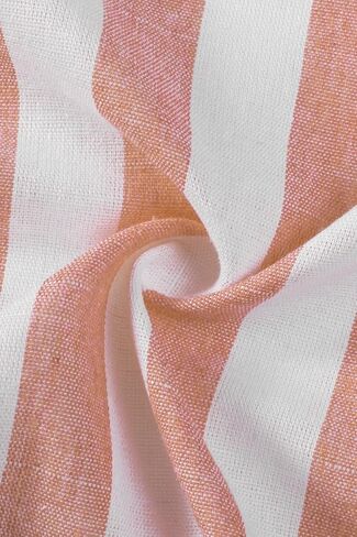 JMIERR Men's Casual Stylish Short Sleeve Button-Up Striped Dress Shirts Cotton Beach Shirt in Saudi Arabia