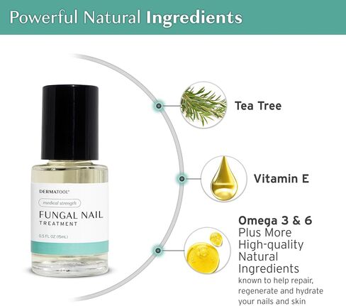 Toenail Fungus Treatment Extra Strength Antifungal Solution and Nail Fungus Treatment for Toenail - Repairs Fungal Damaged, Yellow, Thick, Discolored Nails - Fingernails and Toe Nail Fungus Treatments in Saudi Arabia