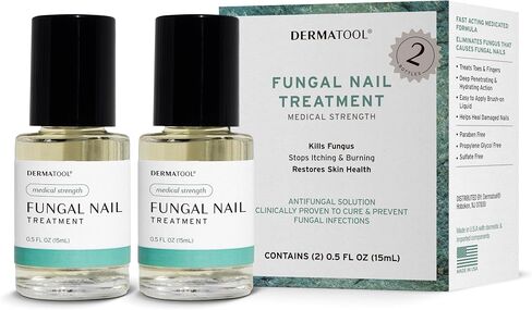Toenail Fungus Treatment Extra Strength Antifungal Solution and Nail Fungus Treatment for Toenail - Repairs Fungal Damaged, Yellow, Thick, Discolored Nails - Fingernails and Toe Nail Fungus Treatments in Saudi Arabia