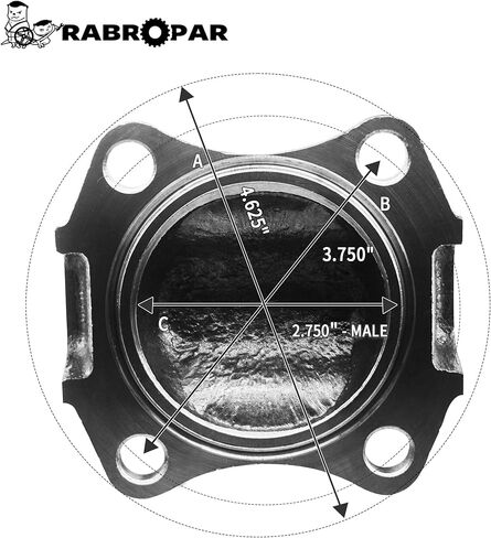 نير شفة عمود الإدارة 2-2-489 متوافق مع وصلة U ذات القفل الخارجي لسلسلة 1330 in Kuwait