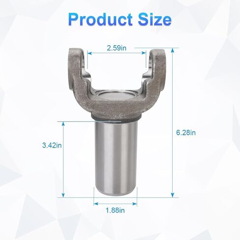 استبدال نير عمود المحرك لسلسلة 3-3-2431X 1350، متوافق مع ناقل الحركة GM Turbo 400 TH400 Muncie M21 M22 Super T10، سلسلة 1350، مناسب لـ Borg Warner T10 31/32 Spl Counter Bore in Saudi Arabia