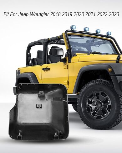 Right Mirror Cover Cap Trim Fit for Jeep Wrangler JL 2018-2023 Replace 68361960AA, Side Door Rearview Mirror Cover in Saudi Arabia