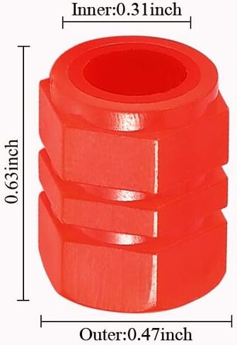 Car Valve Stem Caps, 4 Pack Universal Glow Car Tire Valve Caps Wheel Rim Dust Cover fits Cars, Trucks, Bikes, Motorcycles, Bicycles in Saudi Arabia
