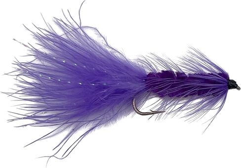 Feeder Creek Fly Fishing Flies Woolly Bugger Flies for Fly Fishing | Trout Flies and Bass Flies | 12pc Fly Fishing Lures Streamer Flies in Saudi Arabia