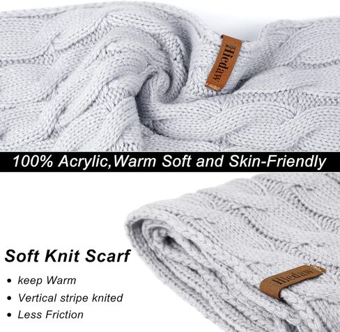 Hicdaw Womens Winter Hats Gloves Scarf Set Winter Hats for Women Beanie Hat Circle Loop Scarf Glove in Saudi Arabia