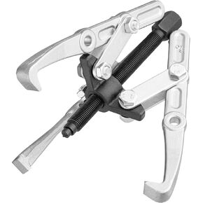E•Werk - 3 Jaw Gear Puller - 6" - Wheel Bearing Removal Kit for Tight Pulley, Flywheel & Brake Disc - Heavy-Duty Separator w/Reversible Jaws for Automotive Maintenance & Vehicle Repairs
