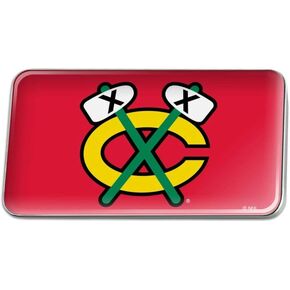 NHL Chicago Blackhawks Fan Metal Rectangle Lapel Hat Pin Tie Tack Pinback