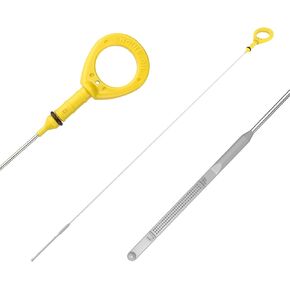 3mirrors Engine Oil Dipstick Compatible with 2002-2006 Toyota Camry | 2002-2006 Solara Replace Oil Level Dipstick OE# 917-396,153010H012