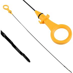Engine Oil Dipstick Replacement for Checking Oil Level Compatible with Audi A4 A5 Quattro Accessories with 2.0T Engine, OEM#06H-115-611E Automotive Oil Dip Stick Indicator Accurately Measure