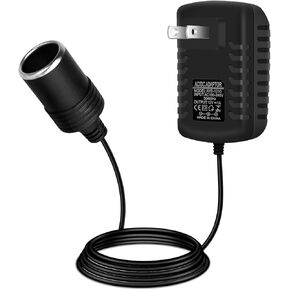 12V 120W AC to DC Converter, 110V to 12V 10A Car Cigarette Lighter Adapter to Wall Outlet Socket, 12 Volt Power Supply Transformer for Car Devices (MP3, Fan, Dash Cam ect.)