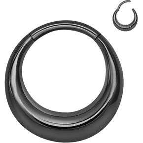 316L Stainless Steel Septum Rings Hoop for Women, 16G Stainless Steel Earrings Segment Nose Rings for Men, Cartilage Clicker Hoop for Helix, Rook, Daith, Tragus Earrings Hypoallergenic