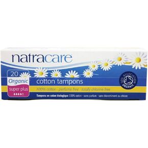 Natracare 2002 Organic All Cotton Tampons 20 Count