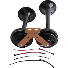 MITZONE Horn Assembly With Bracket Compatible with 1970-1998 Porsche 911 964 993 Horn CH5010201