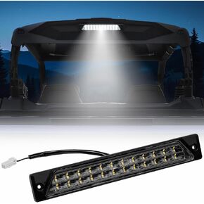 KEMIMOTO UTV Rear Cargo Bed Light Compatible With Can Am Commander Maverick, White LED Cargo Dome Lights Assembly Compatible With 2018-2024 Can-Am Maverick Trail Sport/2021-2024 Commander Accessories