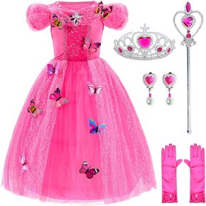 Princess Dress Up Party Costumes with Deluxe Accessories Set